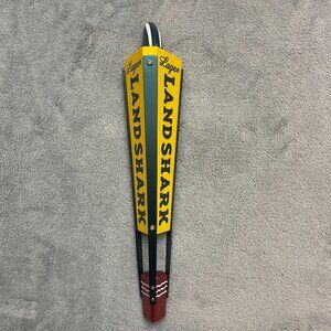LANDSHARK LAGER BEER BAR Tap Handle Jimmy Buffet Spinning Shark fin top